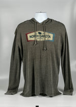 Load image into Gallery viewer, NORTH DAKOTA LEGENDARY ADULT THERMAL HOODIE 55% COTTON/45% POLY
